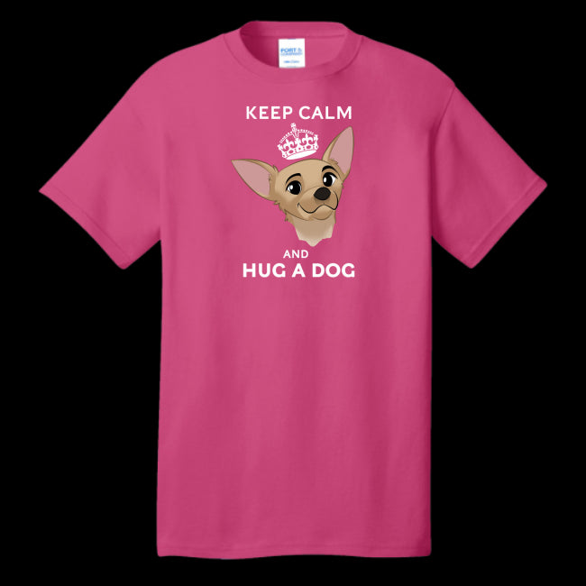Keep Calm & Hug A Dog Unisex T-Shirt