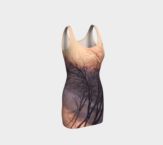 Winter's Dawn Bodycon Dress