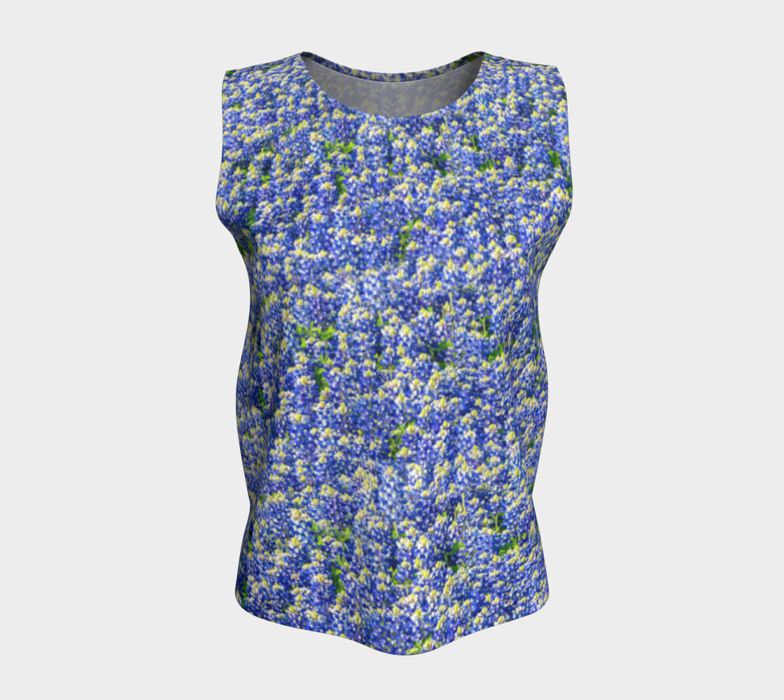 Texas Bluebonnet Loose Tank Top