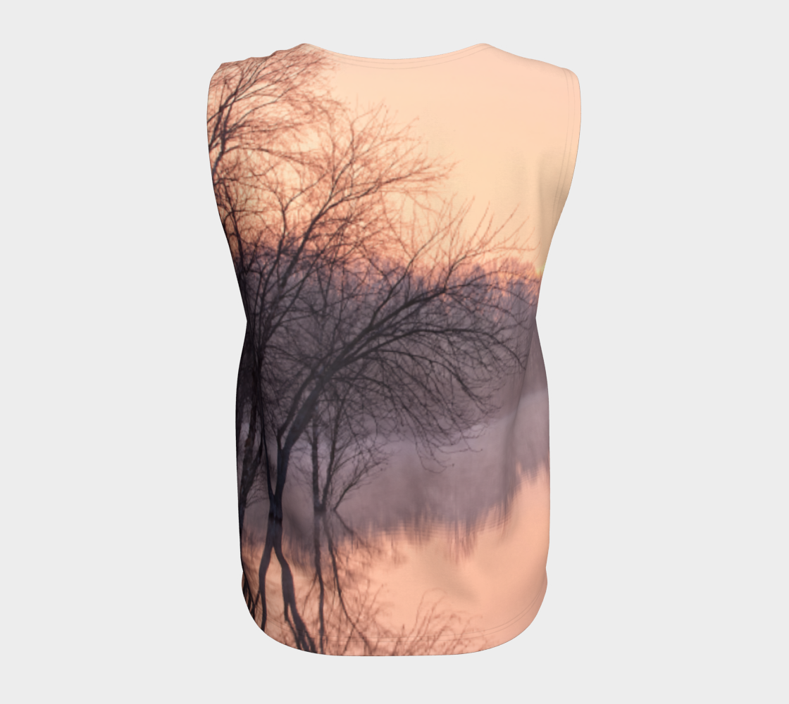 Winter's Dawn Loose Tank Top #2