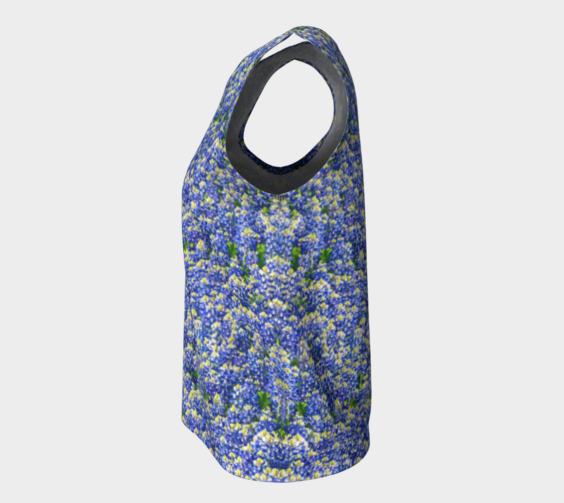 Texas Bluebonnet Loose Tank Top