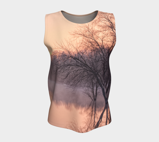 Winter's Dawn Loose Tank Top #1