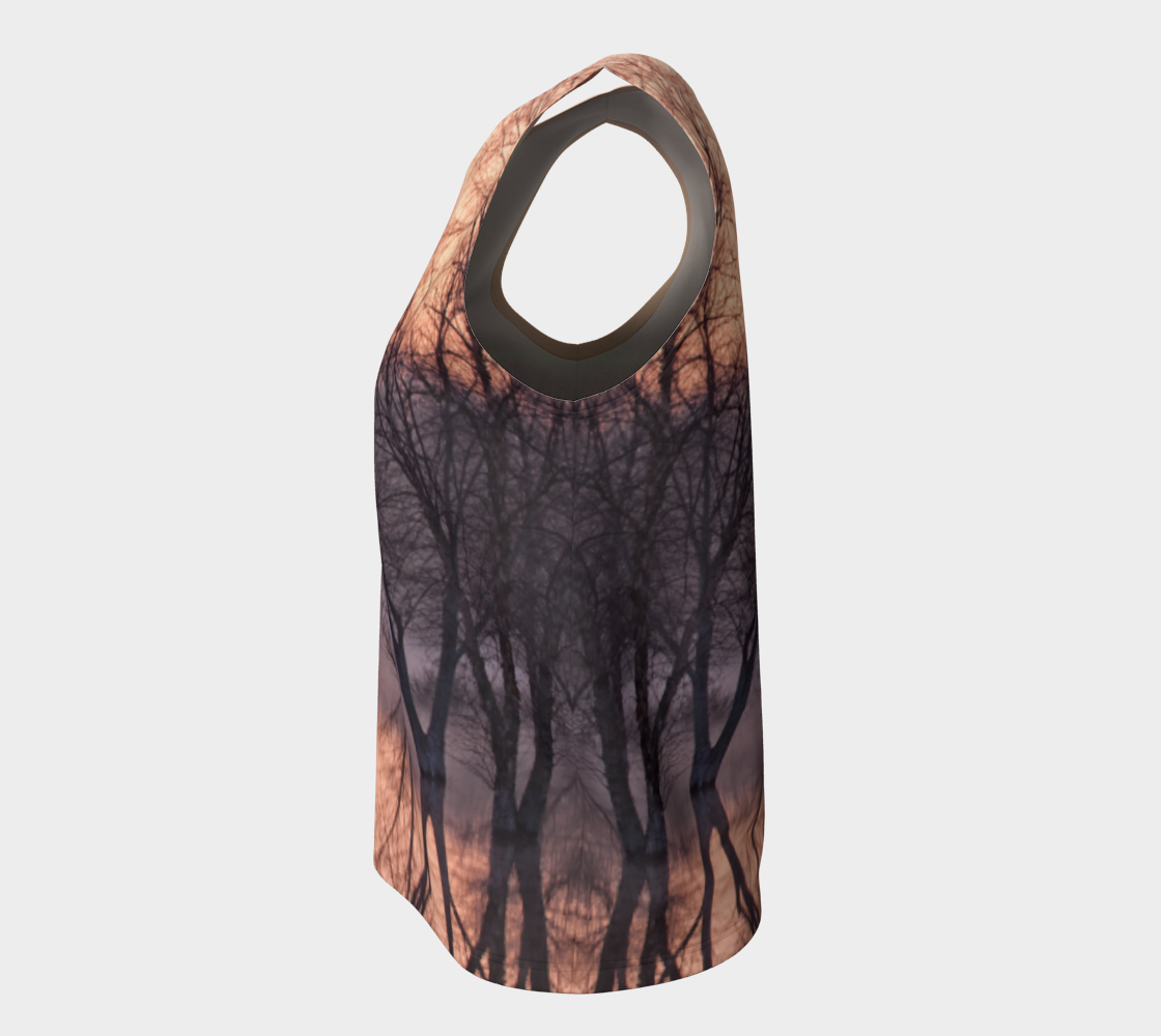 Winter's Dawn Loose Tank Top #1