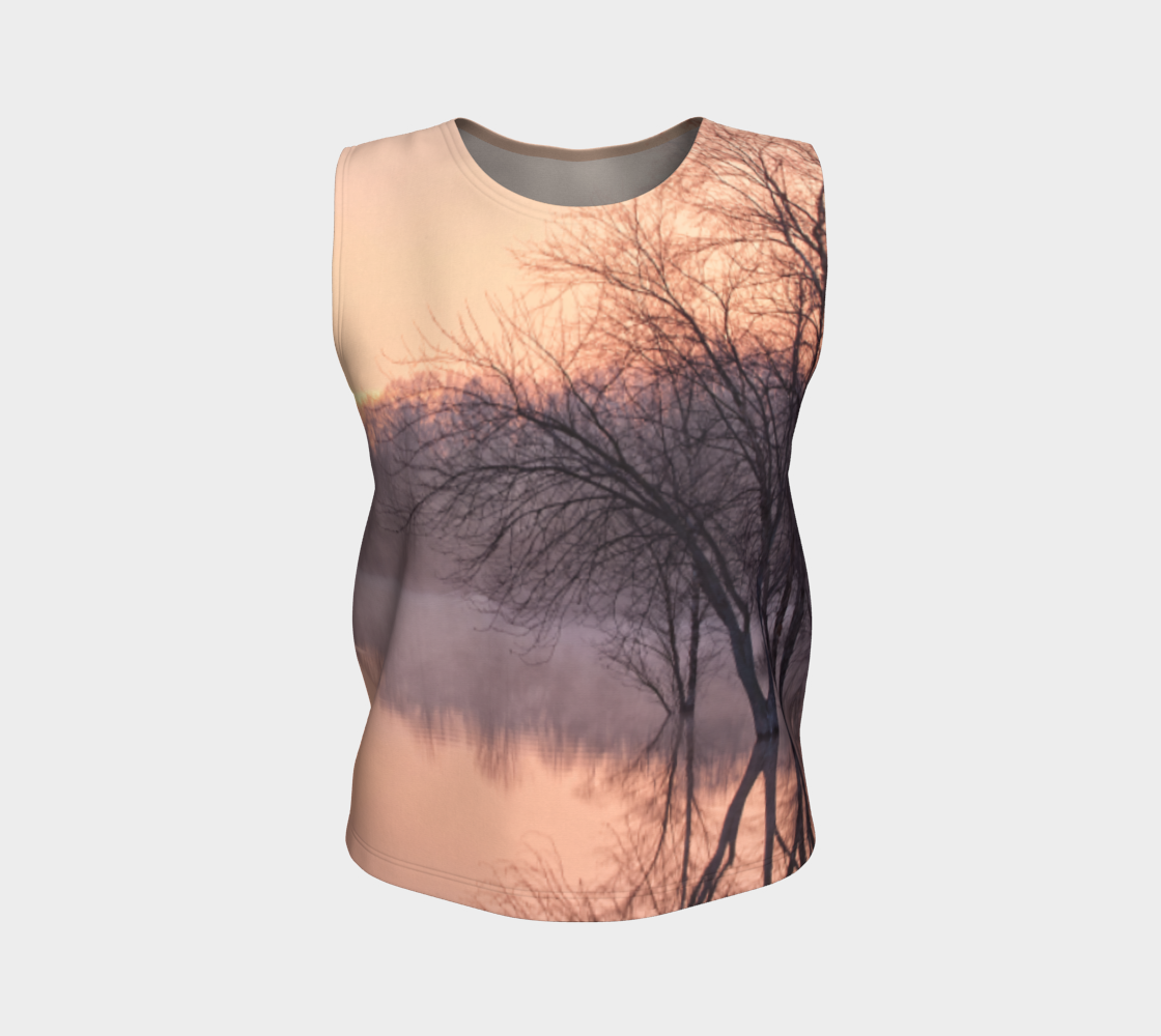 Winter's Dawn Loose Tank Top #2