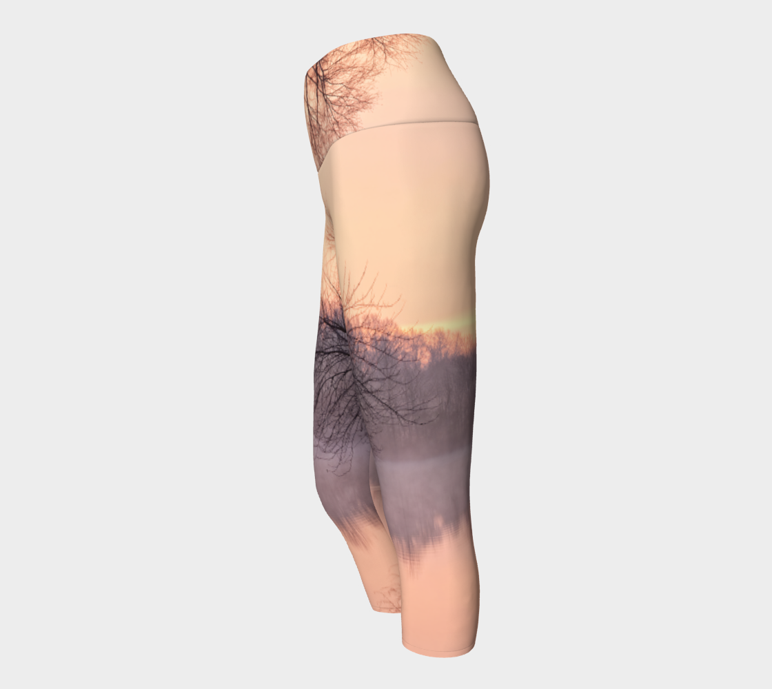 Winter's Dawning Yoga Capris