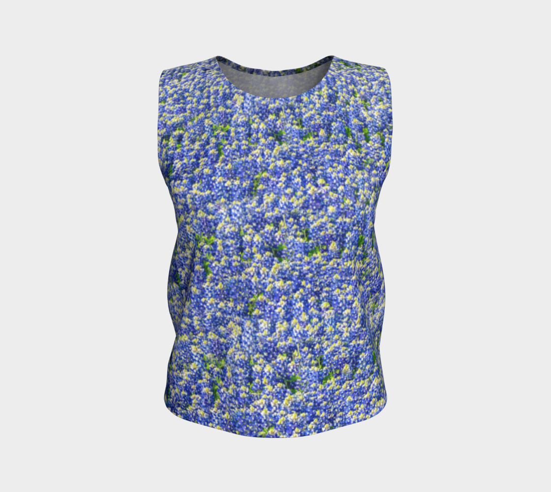 Texas Bluebonnet Loose Tank Top