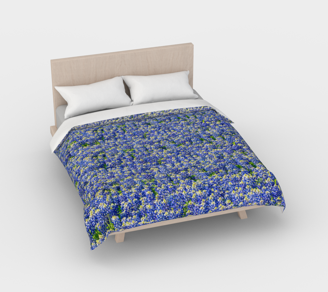 Bluebonnets Duvet Cover