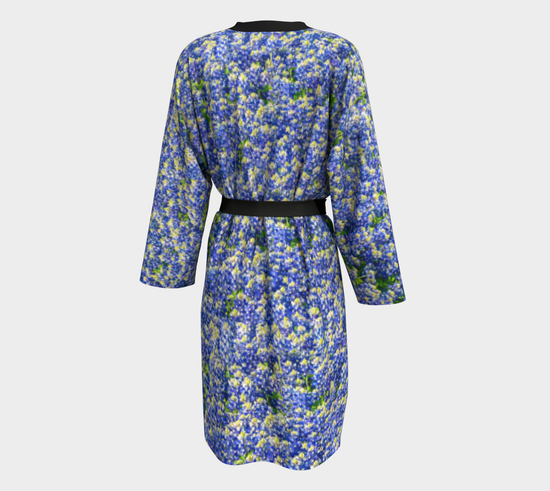 Texas Bluebonnet Peignoir Robe