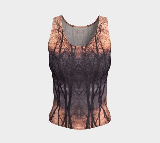 Winter's Dawn Fitted Tank Top #1