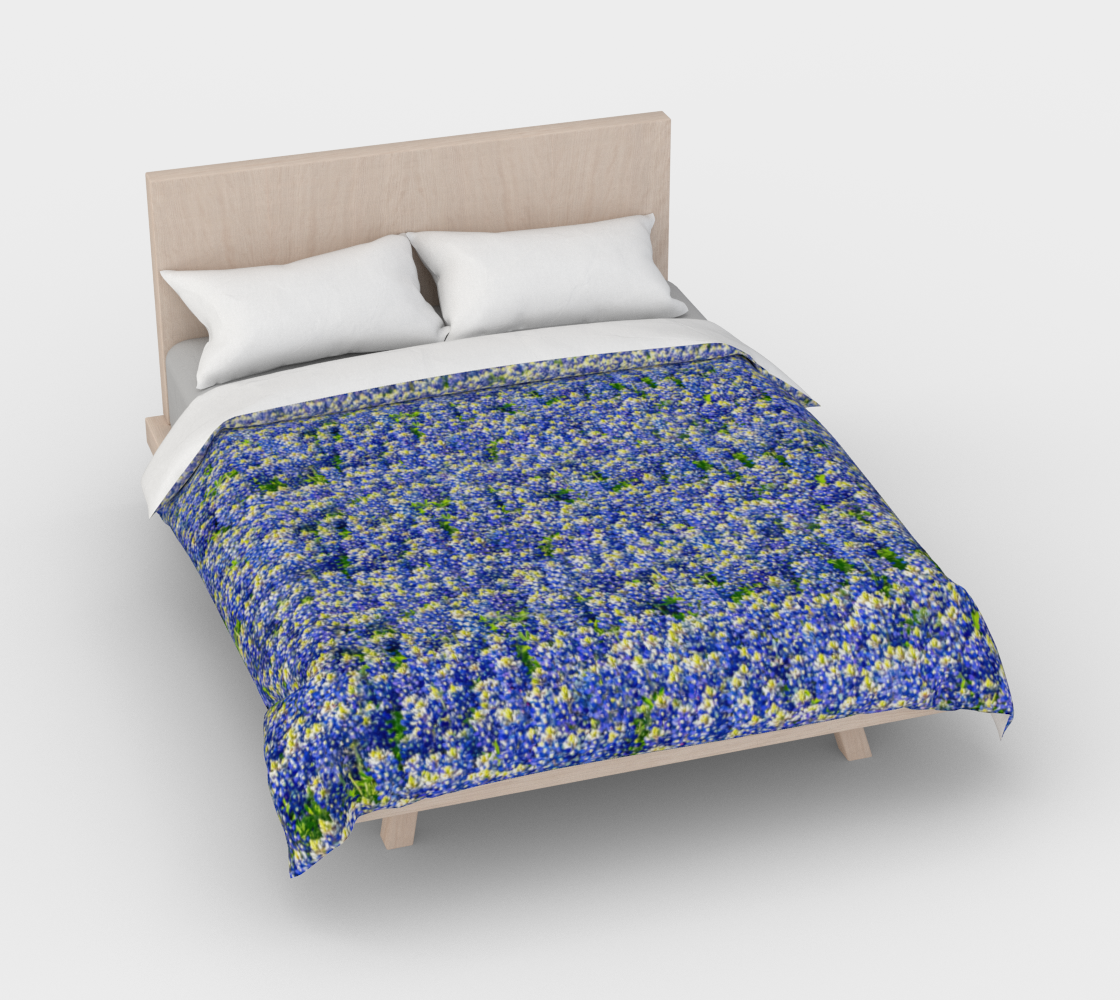 Bluebonnets Duvet Cover