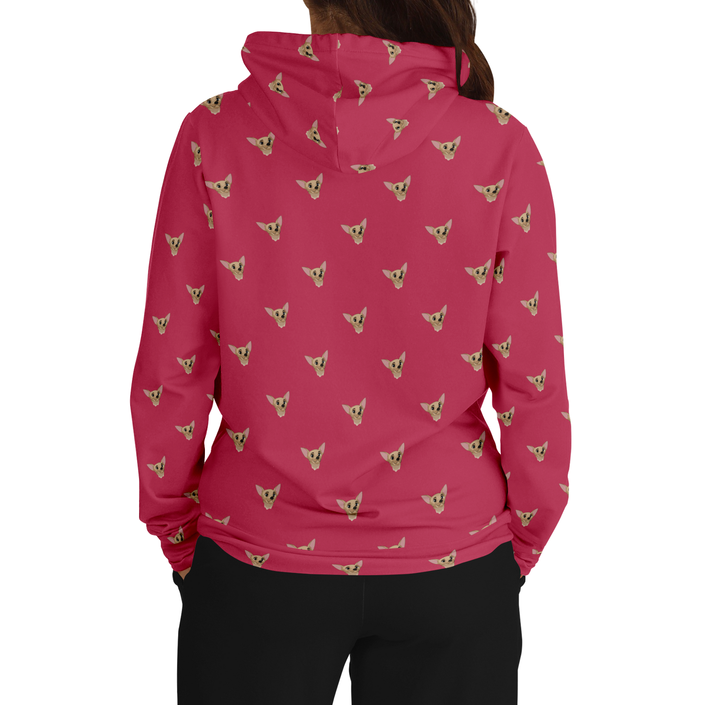 Viva Magenta Fashion Hoodie