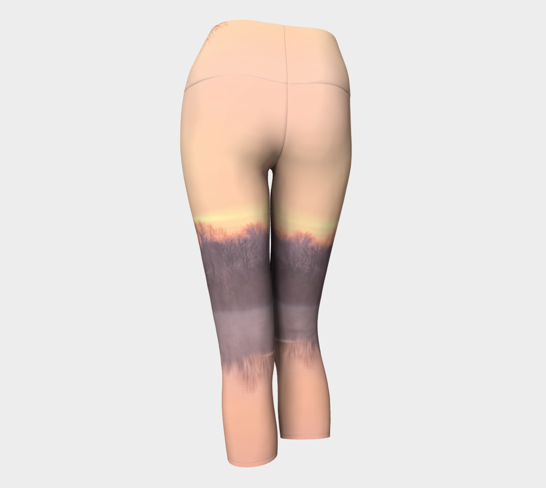 Winter's Dawning Yoga Capris