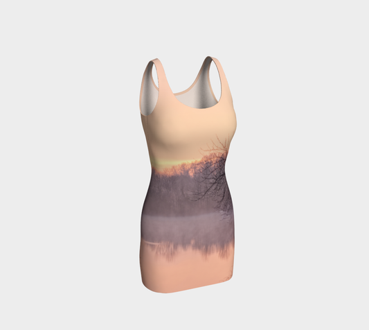 Winter's Dawn Bodycon Dress #2