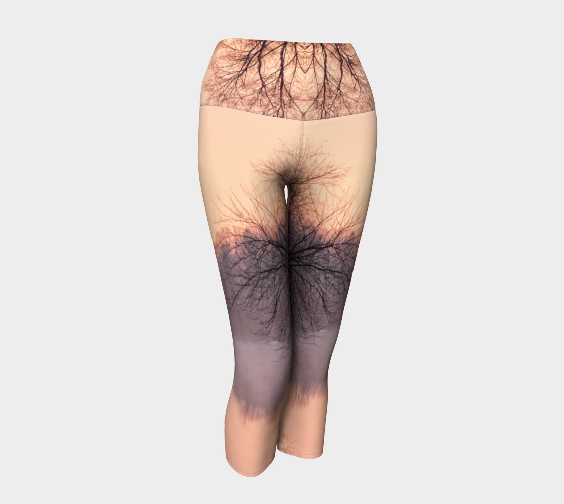 Winter's Dawning Yoga Capris