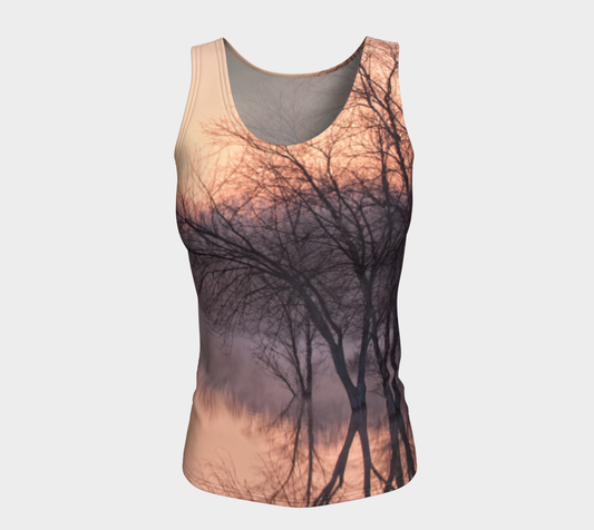 Winter's Dawn Fitted Tank Top #2